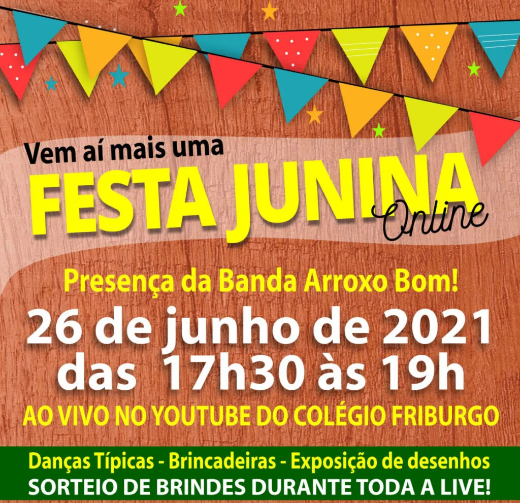 Festa Junina 2021 Chamada insta