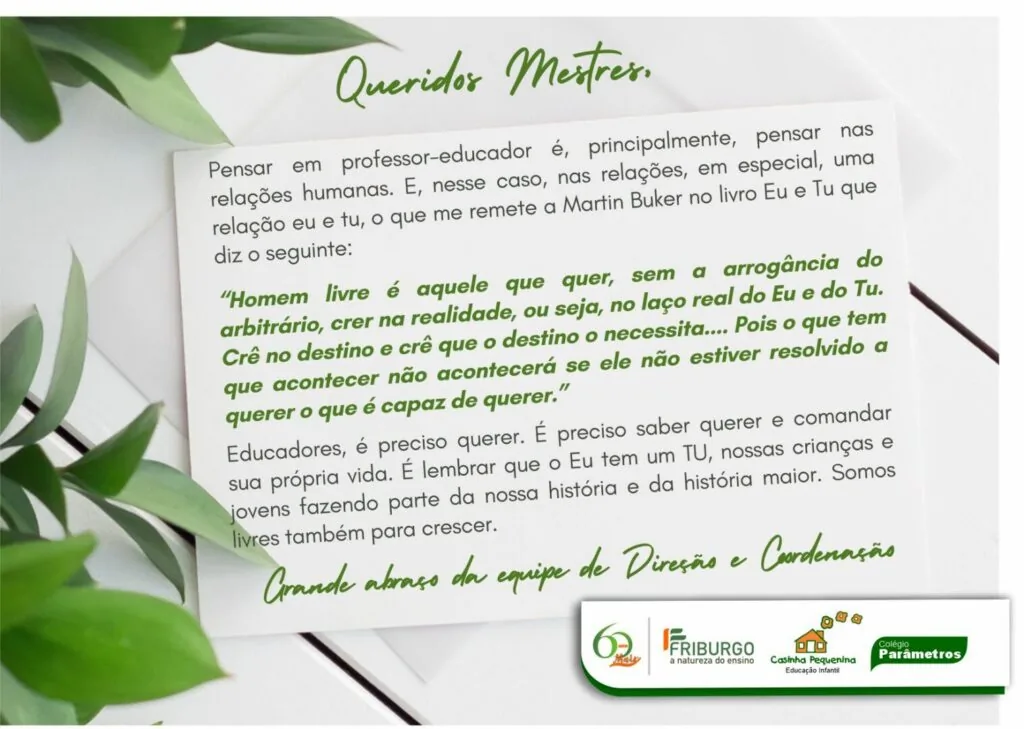 cartao professores